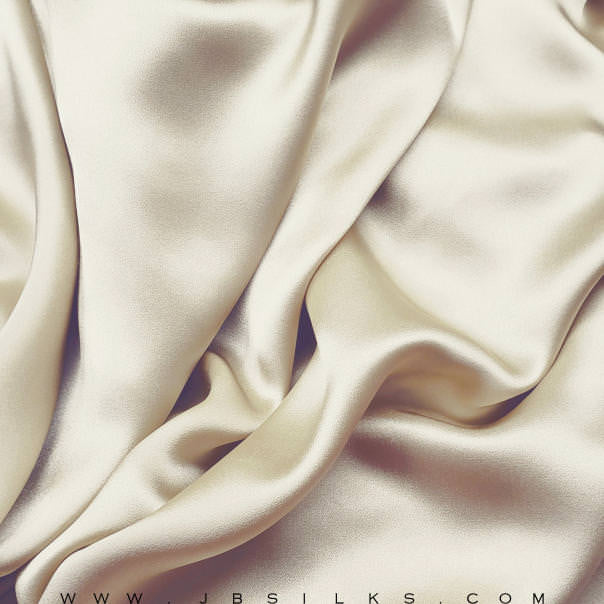 Silk Charmeuse Satin Fabric 18 momme color 602 Biscotti wide width by JB Silks