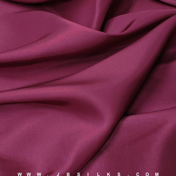 Silk Doupioni Fabric 155 color 455 Burgundy by JB Silks