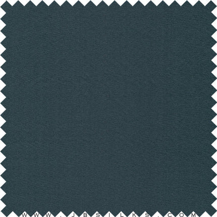 Silk Duchesse Satin Fabric 3160 color 496 Dark Sea wide width by JB Silks