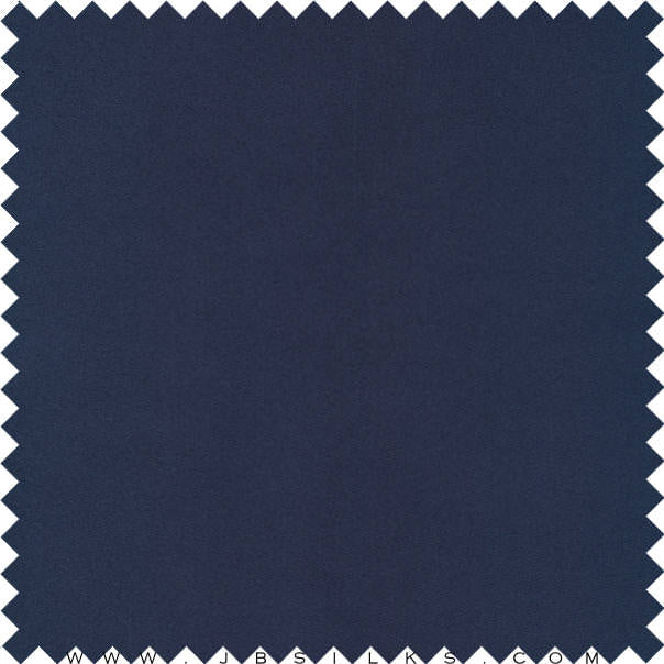 Silk Duchesse Satin Fabric 4160 color 395 Navy wide width by JB Silks
