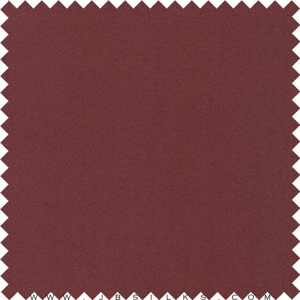 Silk Heavy Crepe 4 ply Fabric 35 momme color 381 Rhubarb by JB Silks