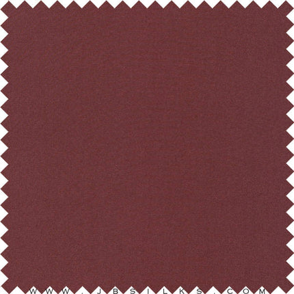 Silk Heavy Crepe 4 ply Fabric 35 momme color 381 Rhubarb by JB Silks