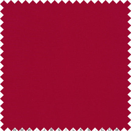 Silk Heavy Crepe 4 Ply Fabric 40 momme color 419 Red by JB Silks