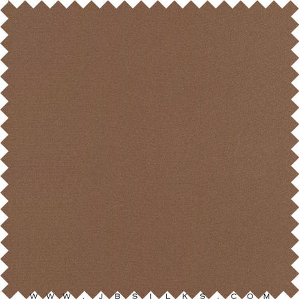 Silk Heavy Crepe 4 ply Fabric 40 momme color 680 Semi Sweet Chocolate Brown wide width by JB Silks