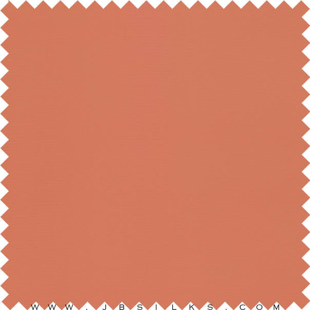 Silk Lining Fabric 12 momme color 682 Atomic Tangerine by JB Silks