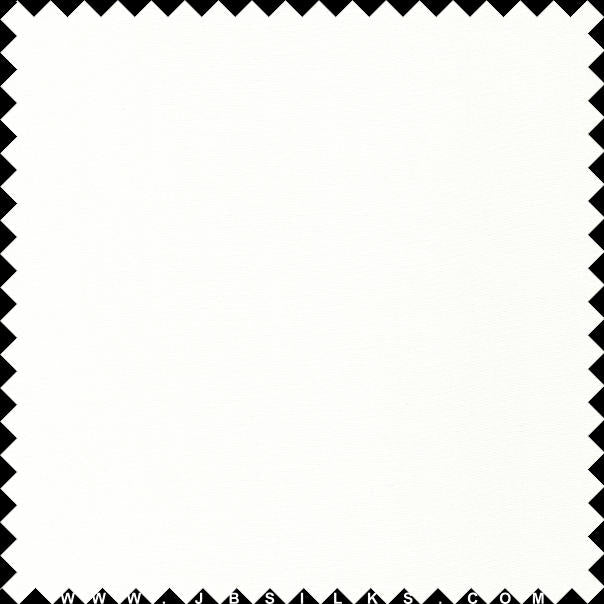 Silk Mikado Fabric 8166 color 100 White wide width by JB Silks