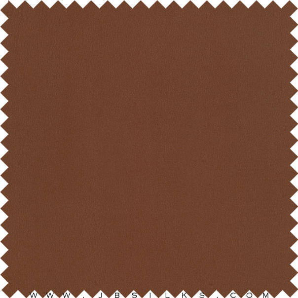 Sueded Silk Crepe Fabric 9413 color 480 Semi Sweet Chocolate Brown wide width by JB Silks