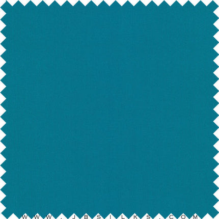 Sueded Silk Crepe Fabric 9413 color 632 Peacock wide width by JB Silks