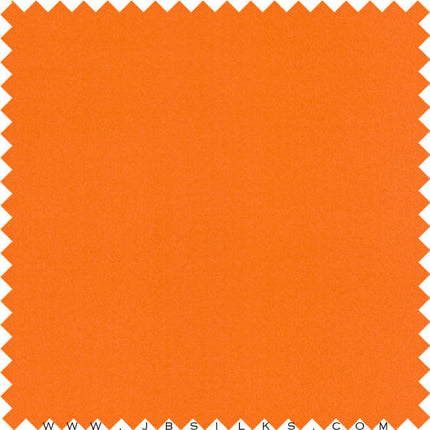 Sueded Silk Crepe Fabric 9413 color 678 Pumpkin Orange wide width by JB Silks