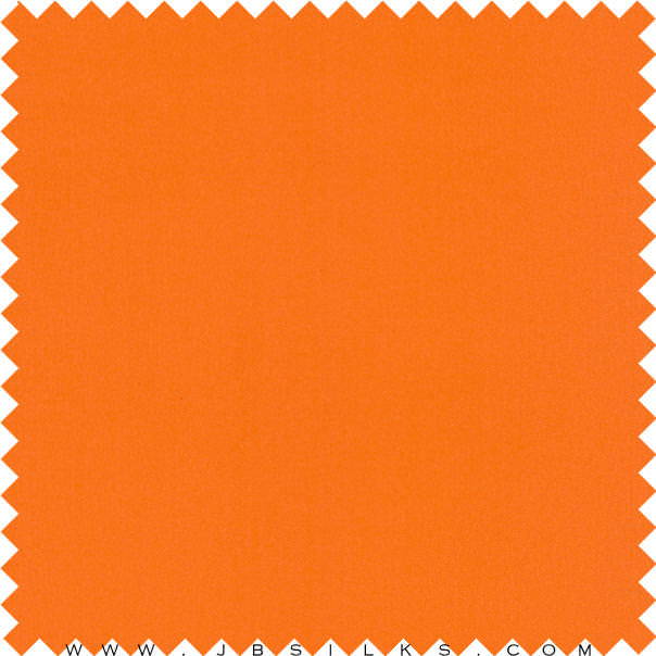 Sueded Silk Crepe Fabric 9413 color 678 Pumpkin Orange wide width by JB Silks
