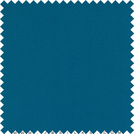 Sueded Silk Crepe Fabric 9413 color 697 Teal wide width by JB Silks