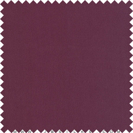 Sueded Silk Fabulous Crepe Fabric 9345 color 455 Burgundy by JB Silks
