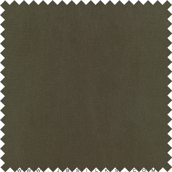 Sueded Silk Fabulous Crepe Fabric 9345 color 687 Dark Olive by JB Silks