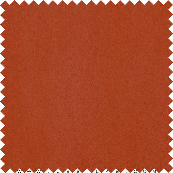 Sueded Silk Fabulous Crepe Fabric 9345 color 781 Rust by JB Silks