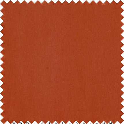 Sueded Silk Fabulous Crepe Fabric 9345 color 781 Rust by JB Silks