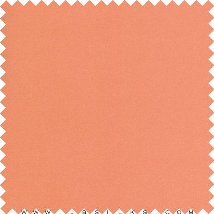 Sueded Silk Fabulous Crepe Junior Fabric 9330 color 630 Sedona Sunset Orange by JB Silks
