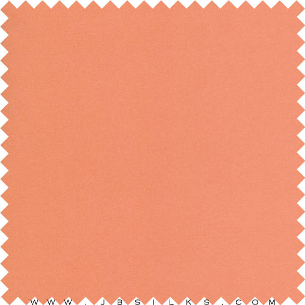 Sueded Silk Fabulous Crepe Junior Fabric 9330 color 630 Sedona Sunset Orange by JB Silks