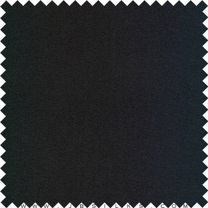 Sueded Silk Luxury Fabric 9436 color 199 Black by JB Silks