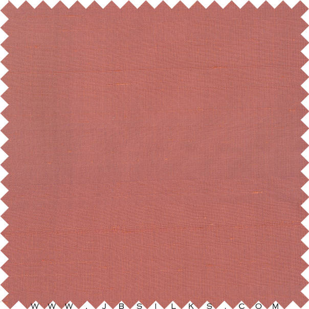 Superior Finish Silk Yarn Dyed Shantung Fabric 2120 color 141 Terracotta Rose by JB Silks