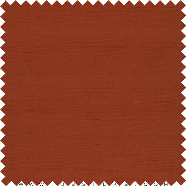 Superior Finish Silk Yarn Dyed Shantung Fabric 2120 color 781 Rust by JB Silks